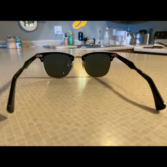 Ray-Ban Polarized Aluminum Clubmasters - Picture 2 of 4